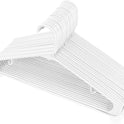 Utopia Home Plastic Hangers 20 Pack - Space Saving Clothes Hanger - Durable & Strong Closet Organizers and Storage with Built-in Strap Hooks - Essential for Shirts, Pants, Skirts & Coats (White)