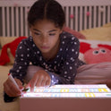 BONNYCO Pink Cinema Light Box with 400 Letters, Emojis, 2 Markers. Led Light Box Home Office and Room Decor, Cinema Led Sign Letters Board. Gifts for Women Girls Christmas Birthdays, Pink Decor