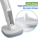 oshang Disposable Toilet Brush - Toilet Bowl Cleaner, Toilet Cleaning Supplies, Toilet Brush with Holder, 14 Refills for Deep Cleaning and Hygienic Bathroom Maintenance