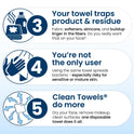 Clean Skin Club Clean Towels XL™, 100% USDA Biobased Face Towel, Disposable Face Towelette, Eczema Association Accepted, Makeup Remover Dry Wipes, Ultra Soft, 100 Ct, 2 Pack