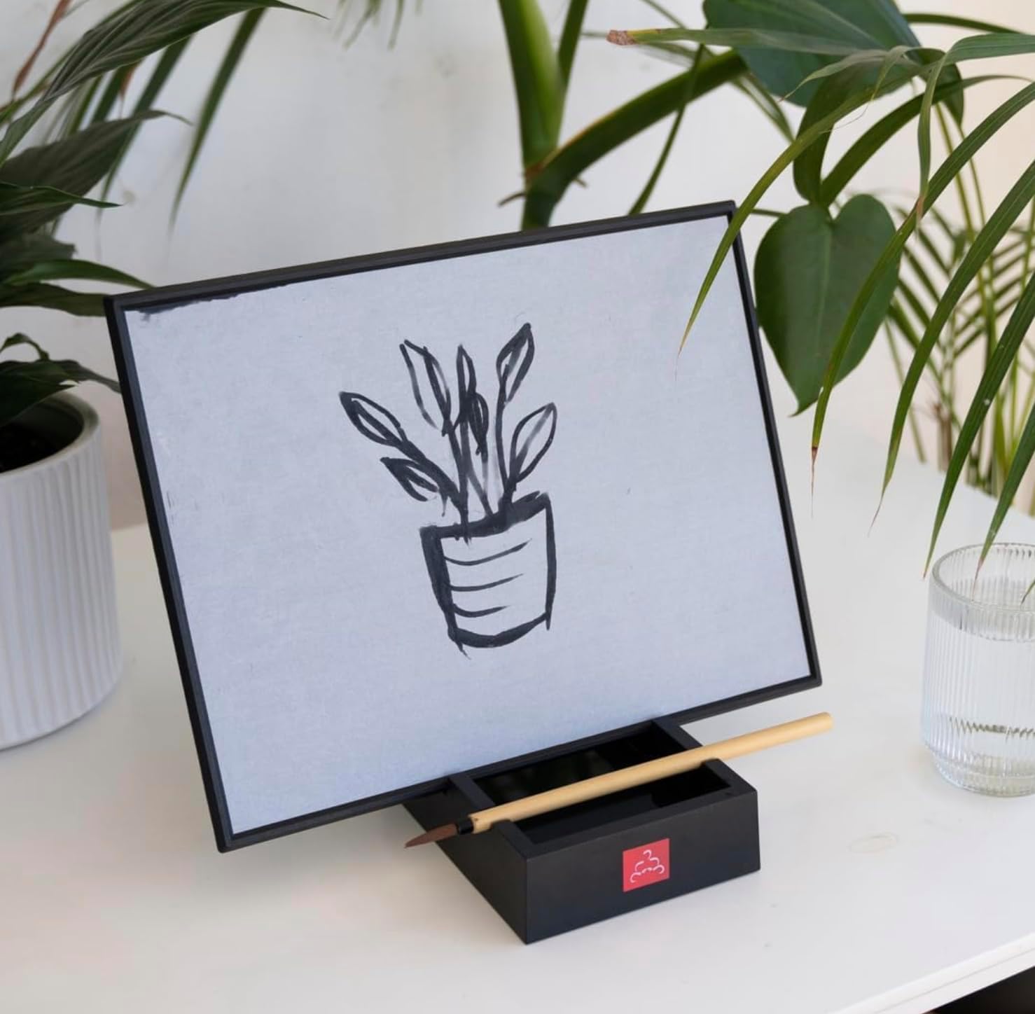 Buddha Board – The Original Water Painting Board for Mindfulness & Creativity – Unique Gift for Artists, Adults & Kids – Mess-Free Zen Art Supplies