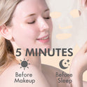 DERMAL Korean Collagen Face Mask – Hydrating & Soothing Sheet Mask with Panthenol – Hypoallergenic Calming Moisture Care for All Skin Types – 24 Combo Pack