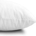 EDOW Throw Pillow Inserts, Set of 4 Lightweight Down Alternative Polyester Pillow, Couch Cushion, Sham Stuffer, Machine Washable. (White, 18x18)