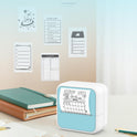 Sticker Printer - Printpods Mini Printer with Stickers, Print Pod, Bluetooth Inkless Printers, Sticker Maker, Portable Thermal Printer for iphone, Impresora Portátil for Notes, Journal, DIY, Kids Gift