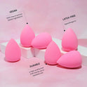 AOA Studio Latex-Free Makeup Sponge Set of 6, Super Soft for Powder, Cream & Liquid