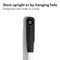 OXO Good Grips Dish Brush, Nylon Bristles with Built-in Scraper, Safe for Non-Stick Cookware, Non-Slip Handle, Dishwasher Safe