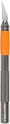 Fiskars Detail Craft Knife, Cool Gifts for Brother, Included with Protective Cover, 8", Exacto Knife for Crafting, Orange