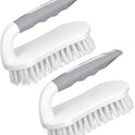 SetSail Scrub Brush, Heavy-Duty Scrub Brushes for Cleaning with Stiff Bristles Cleaning Brush for Shower, Bathroom, Carpet, Kitchen and Bathtub Scrubber - 2 Pack