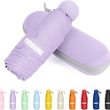 Yoobure Travel Umbrella Portable Compact Umbrellas, Pocket Mini for Purse, Umbrellas for UV Sun & Rain Small for Backpack, Umbrella with Case Folding for Kids Women