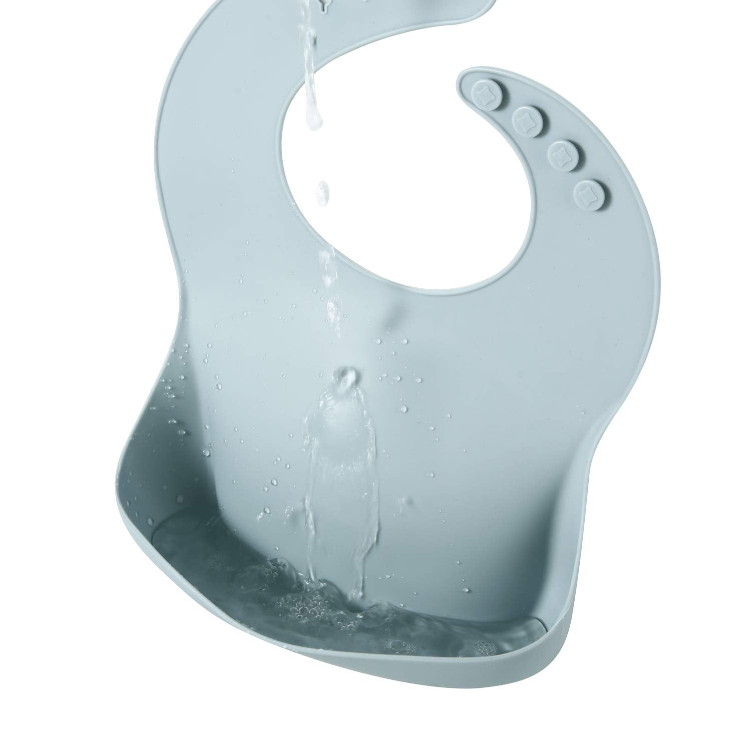 PandaEar Silicone Baby Bibs – Set of 3 Waterproof, Soft & Adjustable Bibs (6–72 Months)