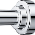 TEECK Shower Curtain Rod, 32-80 inch Adjustable Spring Tension Curtain Rod, Never Rust Anti-Slip Shower Curtain Rod for Bathroom, No Drilling, Never Collapse, Easy to Use, Silver