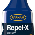Farnam Repel-X Ready-To-Use Fly Spray, Insecticide And Repellent For Horses And Dogs, 32 Fluid Ounces, 1 Quart Bottle With Trigger Sprayer