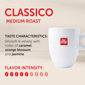 Illy Classico Whole Bean Coffee, Medium Roast, Classic Roast With Notes Of Caramel, Orange Blossom And Jasmine, 100% Arabica Coffee, No Preservatives, 8.8 Ounce Can (Pack Of 1)