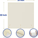 8 PCS Reusable Cheesecloth, Grade 100, 20x20 Inch Hemmed Cheese Cloth for Straining Craft, 100% Cotton Unbleached Cloth Strainer for Cooking, Baking, Juicing, Cheese Making
