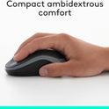 Logitech MK270 Wireless Keyboard and Mouse Combo for Windows, 2.4 GHz, 8 Multimedia Keys, PC, Laptop, Wireless Keyboard Compact Mouse Combo - Black