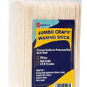 100 Piece Large Jumbo Wooden Craft Sticks (6" x 3/4"), Premium Natural Organic Wood for Waxing, Craft Project, Tongue Depressor, Popsicle, Ice Cream Stick,Woodcraft, Paint Stirrer and Art - Apremont