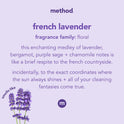 Method All-Purpose Cleaner Spray, French Lavender, Plant-Based and Biodegradable Formula Perfect for Most Counters, Tiles and More, 28 Fl Oz, (Pack of 1
