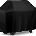iCOVER Grill Cover, 58 inch BBQ Grill Cover for Outdoor Grill, Anti-UV & Fade Resistant Gas Grill Cover, Waterproof Barbecue Grill Covers for Weber, Char-Broil, Nexgrill and More, Black