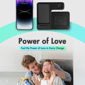 Wireless Charger iPhone Charging Station: 3 in 1 Charger Stand Multiple Devices for Apple - iPhone 17 16e 16 15 14 Pro Max 13 12 11 - Watch 10 9 8 7 6 5 4 3 2 SE and Ultra Series - Airpods 4 3 Pro