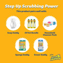 Scrub Daddy 6 Scrub Mommy Kitchen Sponges & 1 Daddy Caddy Sponge Holder - Scratch-Free for Dishes & Multipurpose Cleaning - BPA Free & Made with Polymer Foam - Stain & Odor Resistant