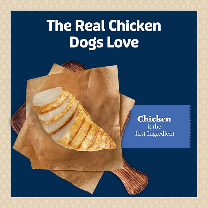 Blue Buffalo Bits Soft Dog Treats for Training, Made With Natural Ingredients & Enhanced with DHA, Chicken Recipe, 19-oz Bag