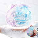 Chuya Bath Sponges Loofahs 70 Grams Large Size,4 Pack Shower Sponge Exfoliating Cleaning Bath Loofa Body Scrubber Balls for Women Men Children Washing