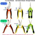 Pruning Shears, 4 Pack Garden Shears with Gardening gloves, Clippers Handheld, Stainless Steel Garden Snips, Lengnoyp Pruners for Gardening
