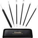 Blackhead Remover Pimple Popper Tool Kit - (6 Piece Kit) - Professional Stainless Pimples Comedone Extractor Removal Tool