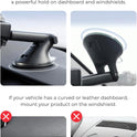 iOttie Easy One Touch Advanced Universal Car Mount Dashboard & Windshield Suction Cup Phone Holder for iPhone, Samsung, Google, All Smartphones