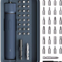 HOTO Electric Screwdriver Kit, Upgraded 1/4'' Hex 25 Bits, Magnetic Lid, Rechargeable Cordless Screwdriver, 3 Torque Settings, 1500mAh Battery, LED Light, Ideal for Assembling Furniture, Home