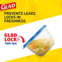 GladWare Soup & Salad Everyday Use, Medium Rectangle Storage, Standard, 24 Oz, 5 Count