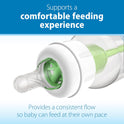Dr. Brown's Natural Flow Baby Bottle Nipple Level T - Newborn, Slower Flow - 6pk - 0m+