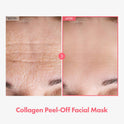 TOSOWOONG Real Collagen Fit, Hydrolyzed Collagen Wrapping Mask, Peel Off Facial Mask for elasticity, Hydrating, Glow, Glass Skin, Face Moisturizer, Self Care, Korean Skin Care, 50ml, 1.69 fl. oz.