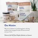 The Clean People Laundry Detergent Sheets - Laundry Soap - Ultra Concentrated, Recyclable Packaging, Stain Fighting - Fresh Scent, 32 Pack