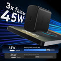 45W USB C Super Fast Charger, Type C Charger Fast Charging Android Phone Charger Block with 10FT Type C Charging Cable for Samsung Galaxy S25/S25 Ultra/S25+/S24 Ultra/S24/S24+/S23/S23 Ultra/S22 Ultra