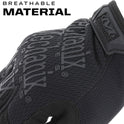 Mechanix Wear Original Tactical Glove - High Performance Anti-Slip Grip Safety Gloves - Impact Resistant & Touchscreen Capable - Medium - Covert Black