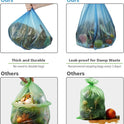 Small Trash Bags, AYOTEE 4-6 Gallon Compostable Garbage Bags, 4 Gallon Trash Bags, Unscented Leak Proof Biodegradable Bags Wastebasket Liners, Bathroom trash bags, Compost Bags (100 Counts, Blue)