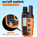 Bousnic Dog Shock Collar - 3300Ft Dog Training Collar with Remote for 5-120lbs Small Medium Large Dogs Rechargeable Waterproof e Collar with Beep (1-8), Vibration(1-16), Safe Shock(1-99) (Orange)