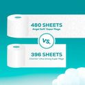 Angel Soft Toilet Paper, 6 Super Mega Rolls = 36 Regular Rolls, Soft and Strong Toilet Tissue