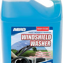 ABRO Windshield Washer Fluid Ready to Use Formula - 1 Gallon, Pre-Mixed, Streak-Free Cleanliness, 2-In-1 Removes Bugs & Tar