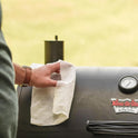 Crocodile Cloth Grill - 80 (15" x 10") Plant-based Cleaning Wipes. Safe on Skin & Multiple Surfaces. Infused with Aloe & Vitamin E. Large, Pre-Moistened & Absorbent.