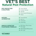 Vet's Best Natural Flea and Tick Yard and Dog Kennel Spray, Plant Safe Tick Spray for Yard with Ready-to-Use Hose Attachment, Mosquito Repellent with Natural Oils, Flea Prevention for Dogs, 32 oz