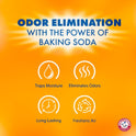 Arm & Hammer Clean Burst Moisture Absorber and Odor Eliminator Tubs, 14 oz, 3 Pack, Attract and Trap Excess Moisture, Eliminate Musty Odors, Convenient and Effective, White
