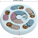 DR CATCH Dog Puzzle,Dogs Food Toys for IQ Training & Mental Enrichment,Dog Treat Puzzle(Blue)