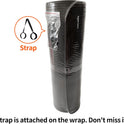 1/2 Inch Extra Thick Exercise Yoga Mat with Carrying Strap, Cushioned Support, for Fitness and Gym Workouts