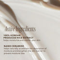 The Face Shop Rice Ceramide Cream, Hydrating Face Moisturizer, for Dry & Combination Skin, Lightweight, Fast-absorbing, 1.69 fl. oz.