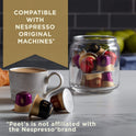 Peet's Coffee, Dark and Medium Roast Espresso Capsules Variety Pack, Compatible with Nespresso Original Machine, 100% Arabica Coffee - Intensity 8-11, 40 Count (4 Boxes of 10 Espresso Capsules)