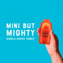 Nate's Honey Minis - Single-Serve 100% Pure, Raw & Unfiltered Honey - Holiday Stocking Stuffers - 0.49oz Packets, 20ct box