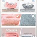 Hicober Microfiber Hair Towels, 3-Pack Drying Wraps for Curly Hair