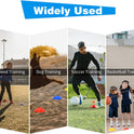 25/50/100pcs Disc Cones, Agility Soccer Cones with Carry Bag and Holder, Soccer Cones for Sports Training, Football, Soccer, Basketball, Coaching, Practice Equipment, 5 Color